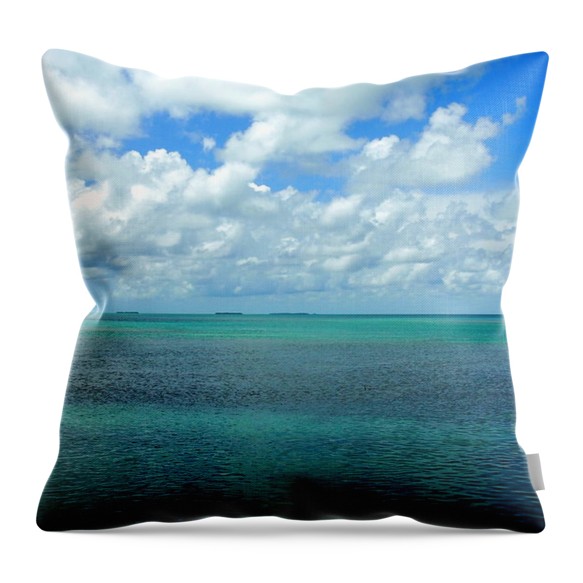 Key West Throw Pillow featuring the photograph The Florida Keys by Amy McDaniel