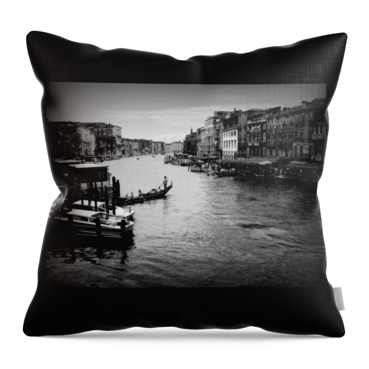 Italy Throw Pillow featuring the photograph The Grand Canal by Jodie Marie Anne Richardson Traugott     aka jm-ART