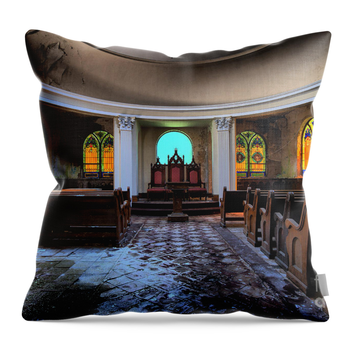 Hdr Throw Pillow featuring the photograph The Grand Geometrician of the Universe by Rick Kuperberg Sr