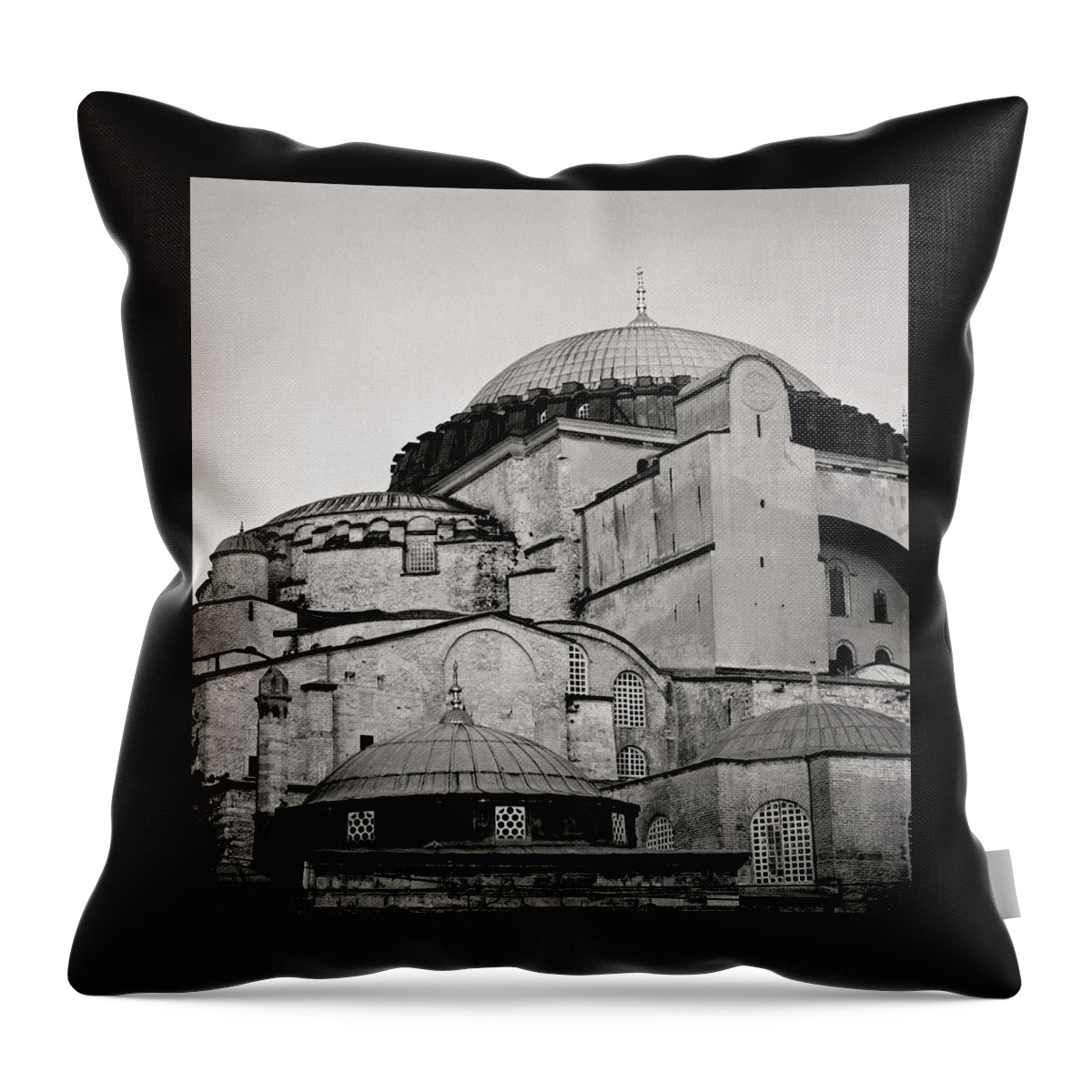 Hagia Sophia Throw Pillow featuring the photograph The Hagia Sophia by Shaun Higson