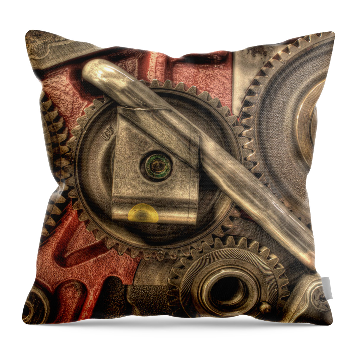 The Heart Of The Beast Throw Pillow featuring the photograph The Heart of the Beast by William Fields