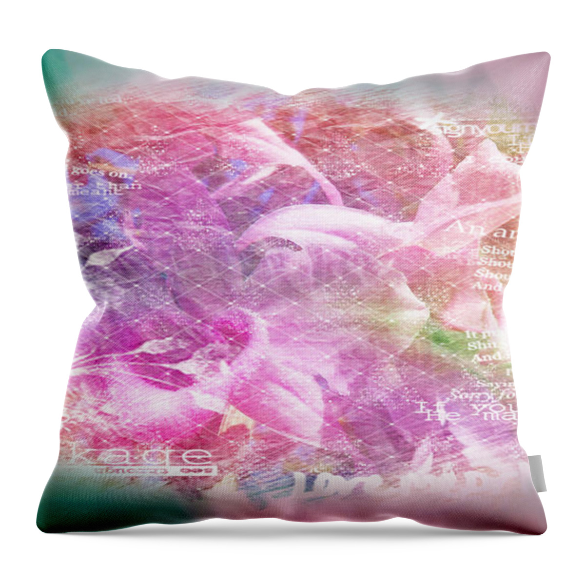 Modern Throw Pillow featuring the painting Modern Elements by Xueyin Chen