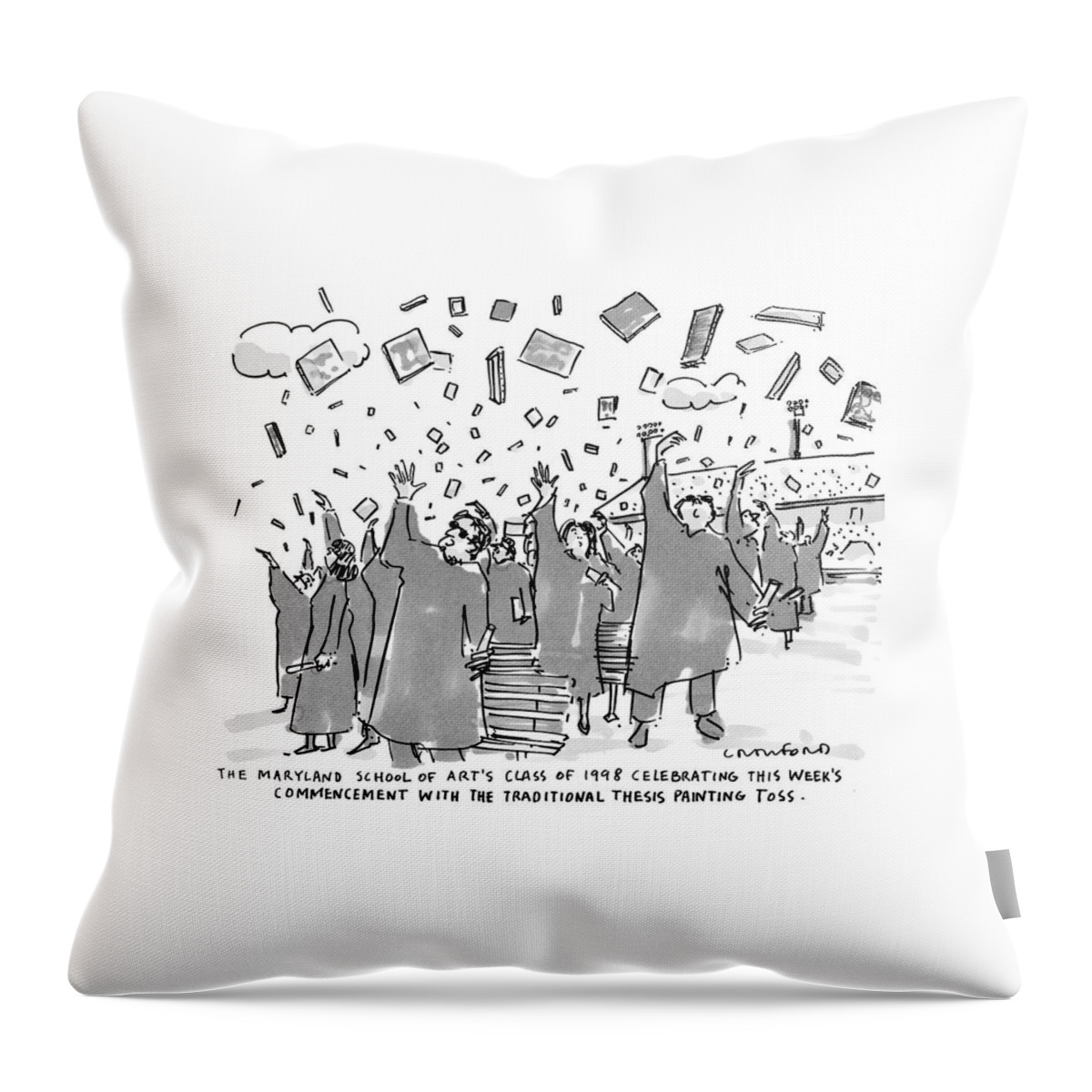 The Maryland School Of Art's Class Of 1998 Throw Pillow
