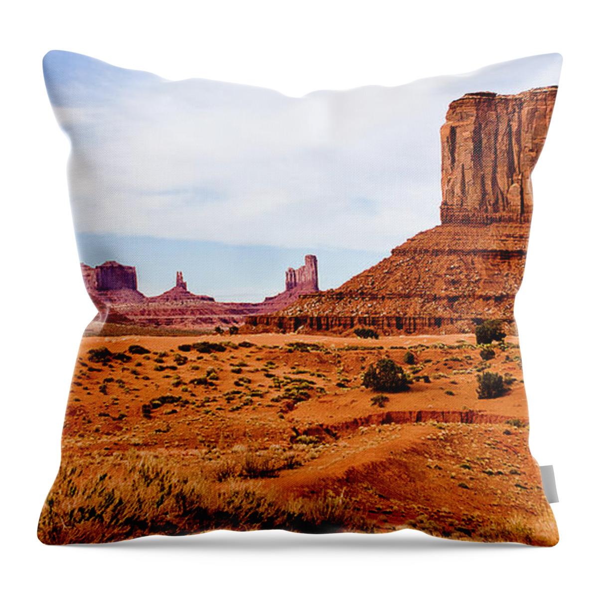 The Mittens Throw Pillow featuring the photograph The Mitten by Peter Tellone