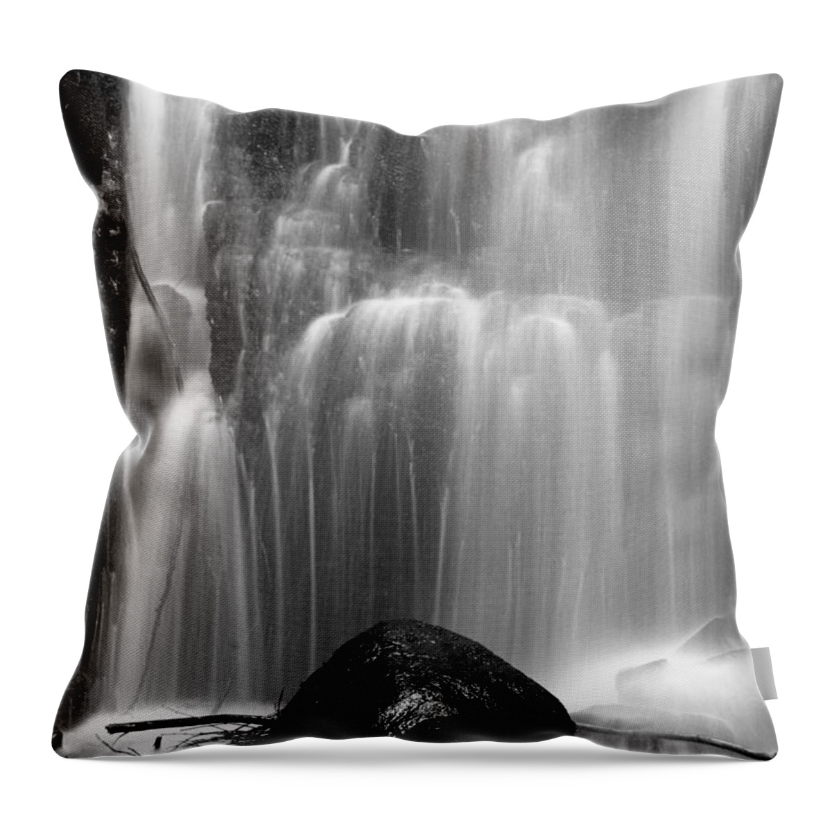 Waterfall Throw Pillow featuring the photograph The Nugget by Anthony Davey