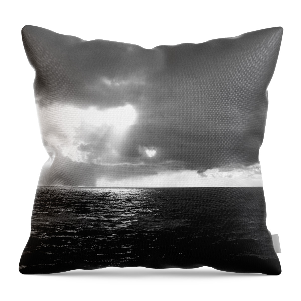 Ocean Throw Pillow featuring the photograph The opening by Heather L Wright