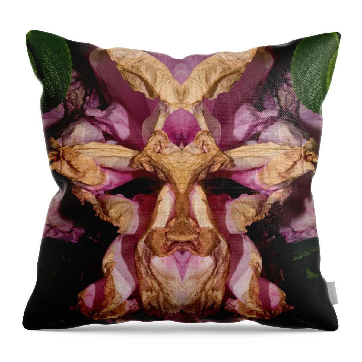 Wild Rose Throw Pillow featuring the photograph The Queen's Servant by WB Johnston