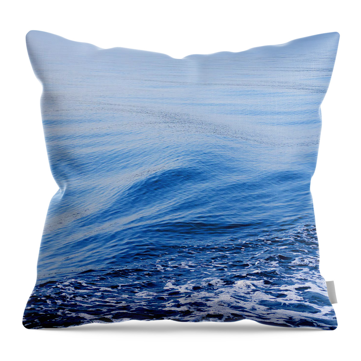 Corfu Throw Pillow featuring the photograph The Sea carries all away by Brenda Kean