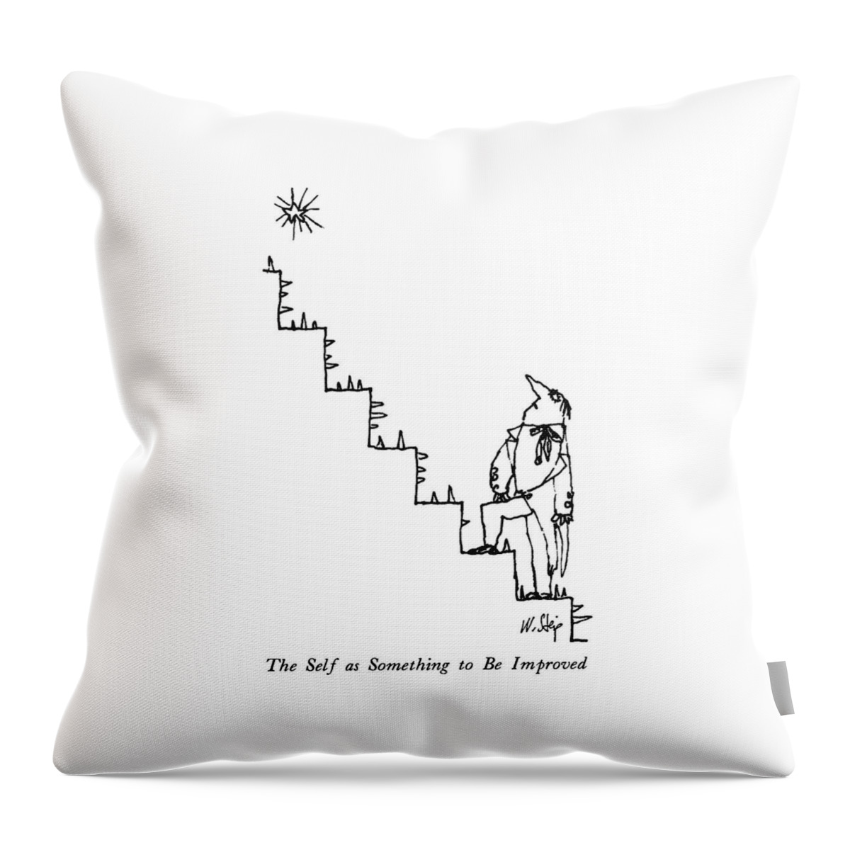 The Self As Something To Be Improved Throw Pillow