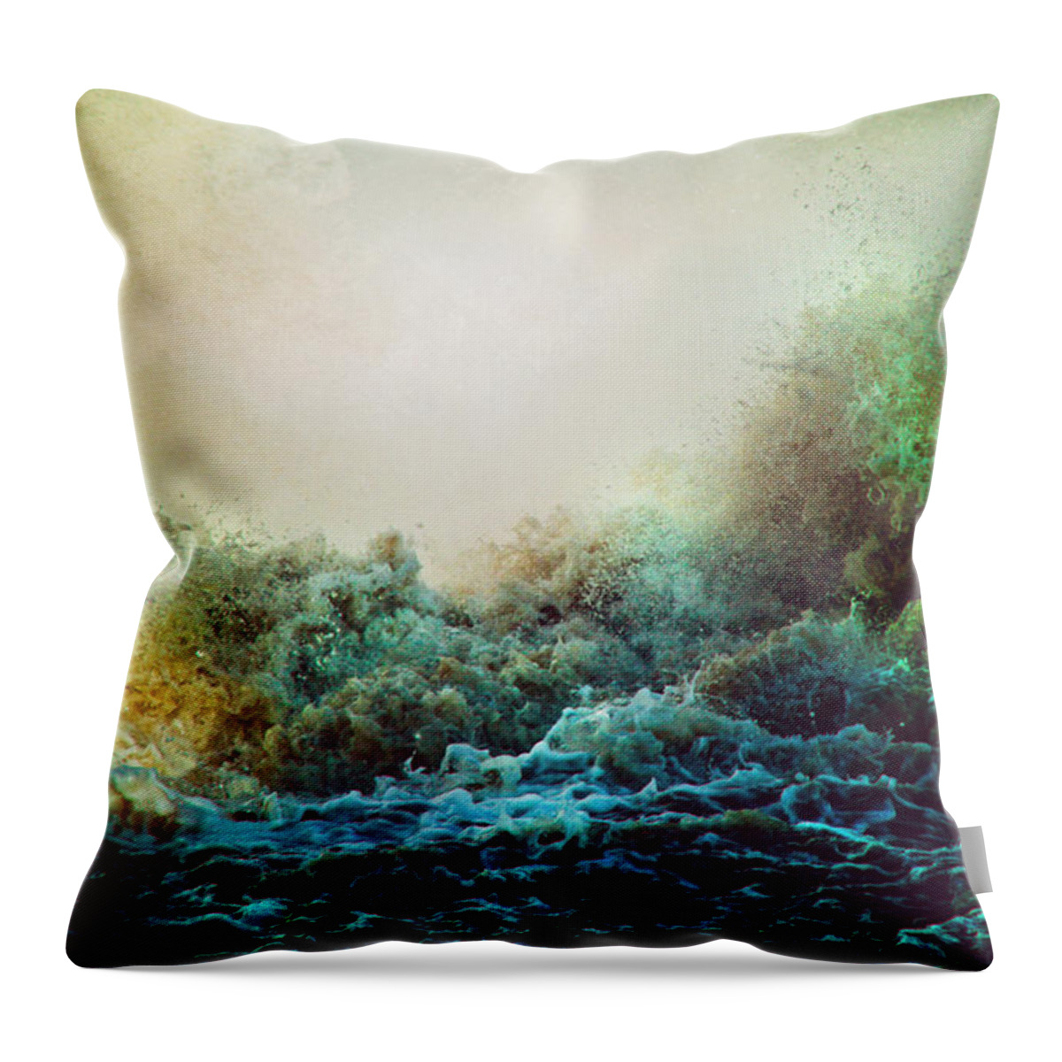Water Throw Pillow featuring the photograph The Storm by Jessica Brawley