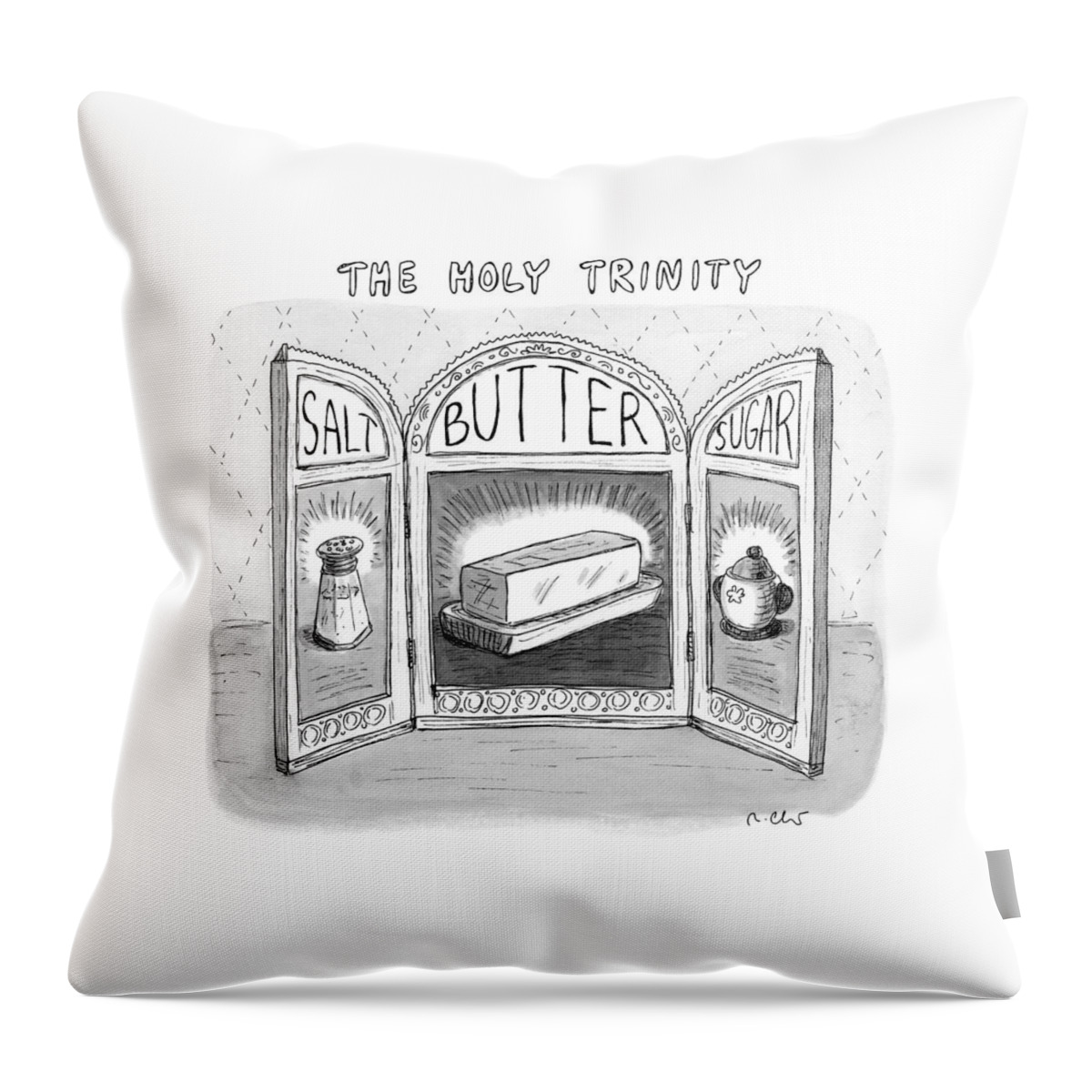 The Holy Trinity Throw Pillow