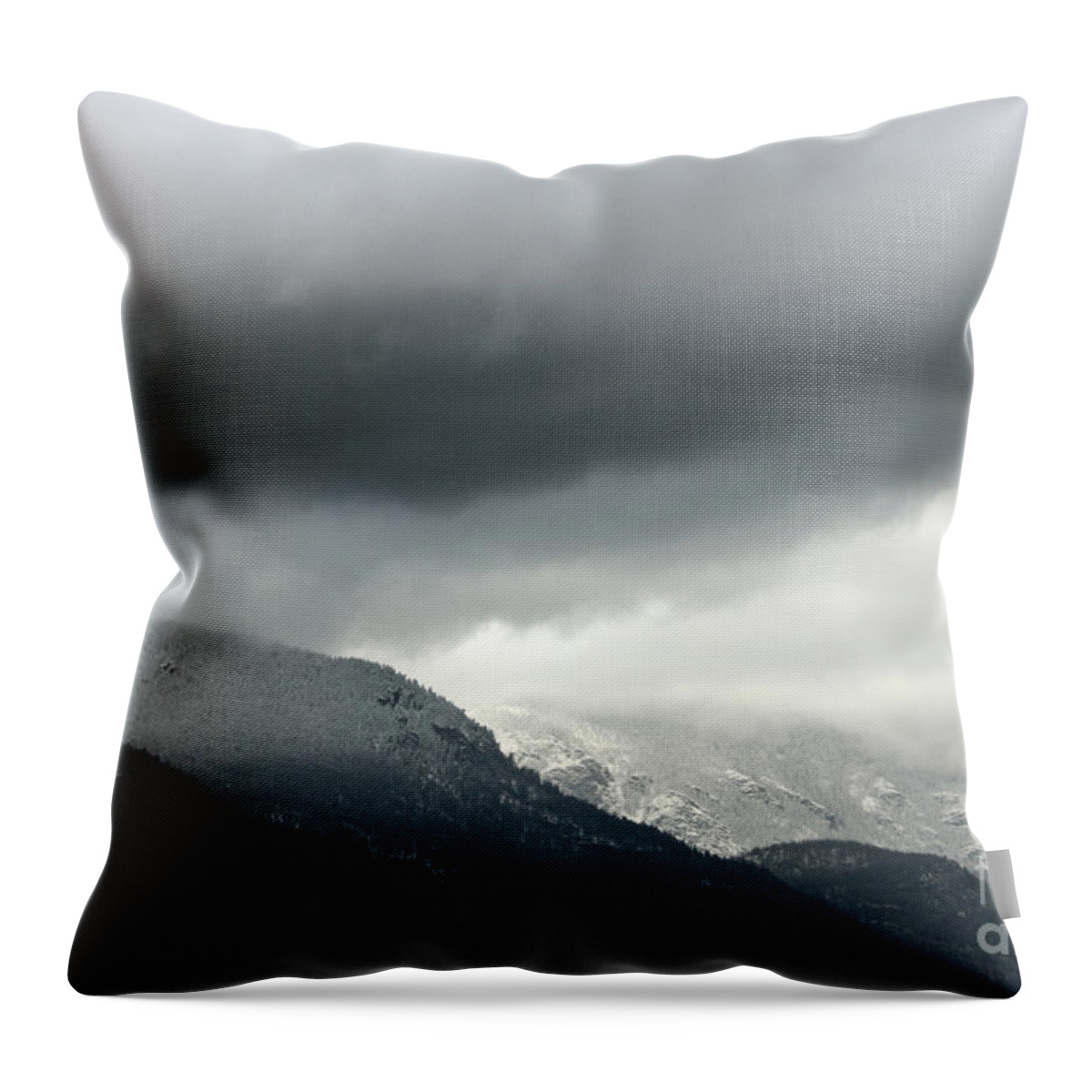 Mountains Throw Pillow featuring the photograph The Valley by Dana DiPasquale