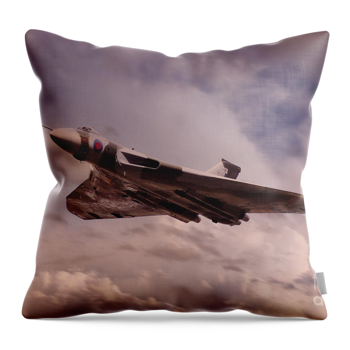 Vulcan Art Throw Pillow featuring the digital art The Vulcan by Airpower Art