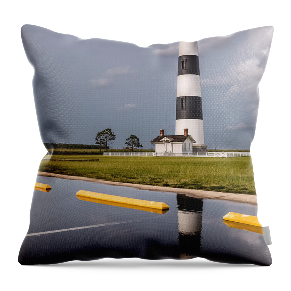 America Throw Pillow featuring the photograph The watchtower by Eduard Moldoveanu