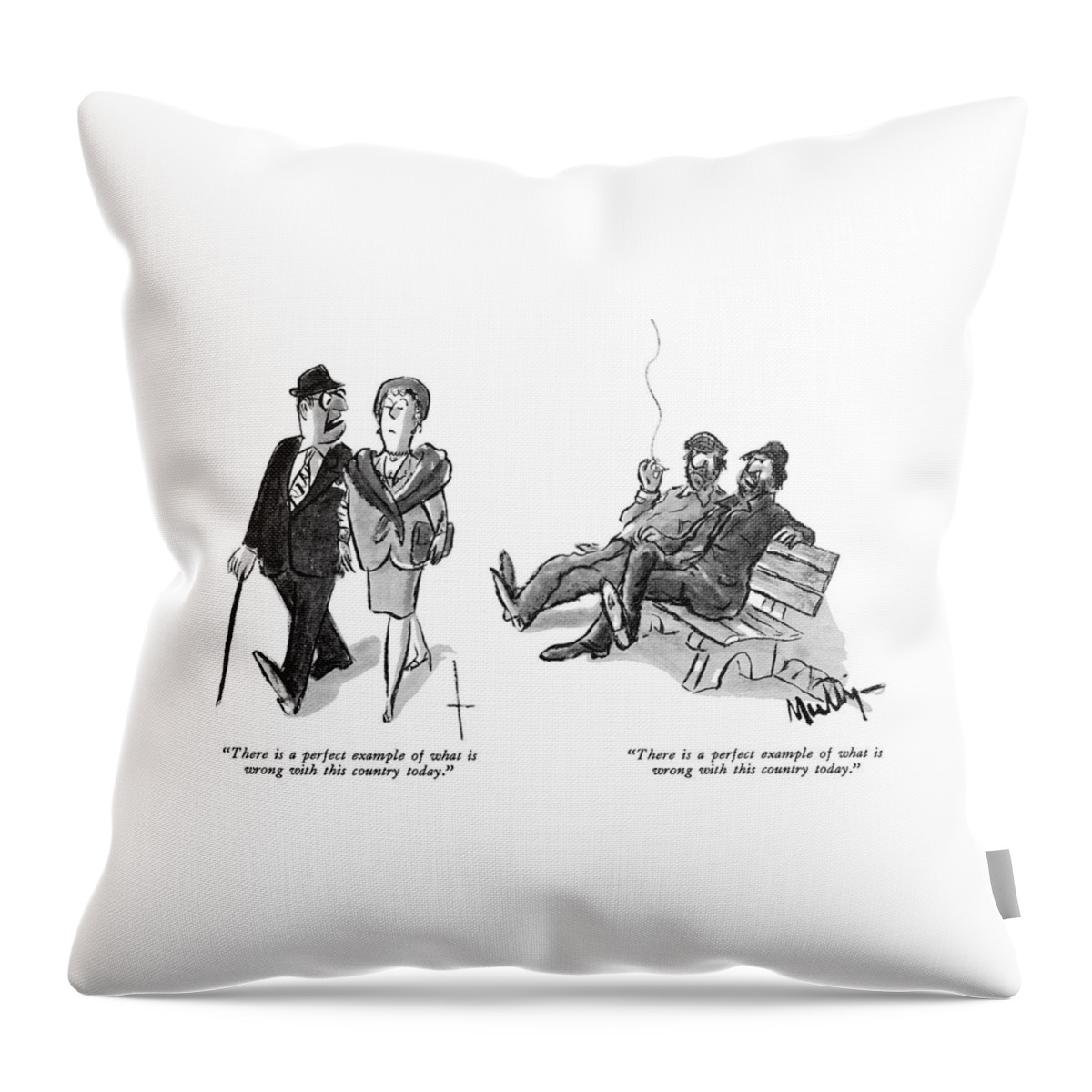 There Is A Perfect Example Of What Is Wrong Throw Pillow