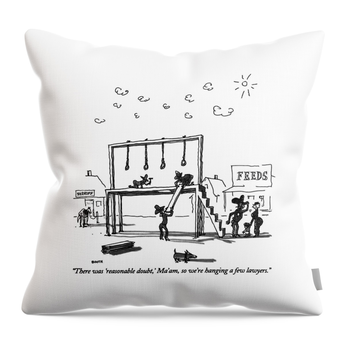 There Was 'reasonable Doubt Throw Pillow