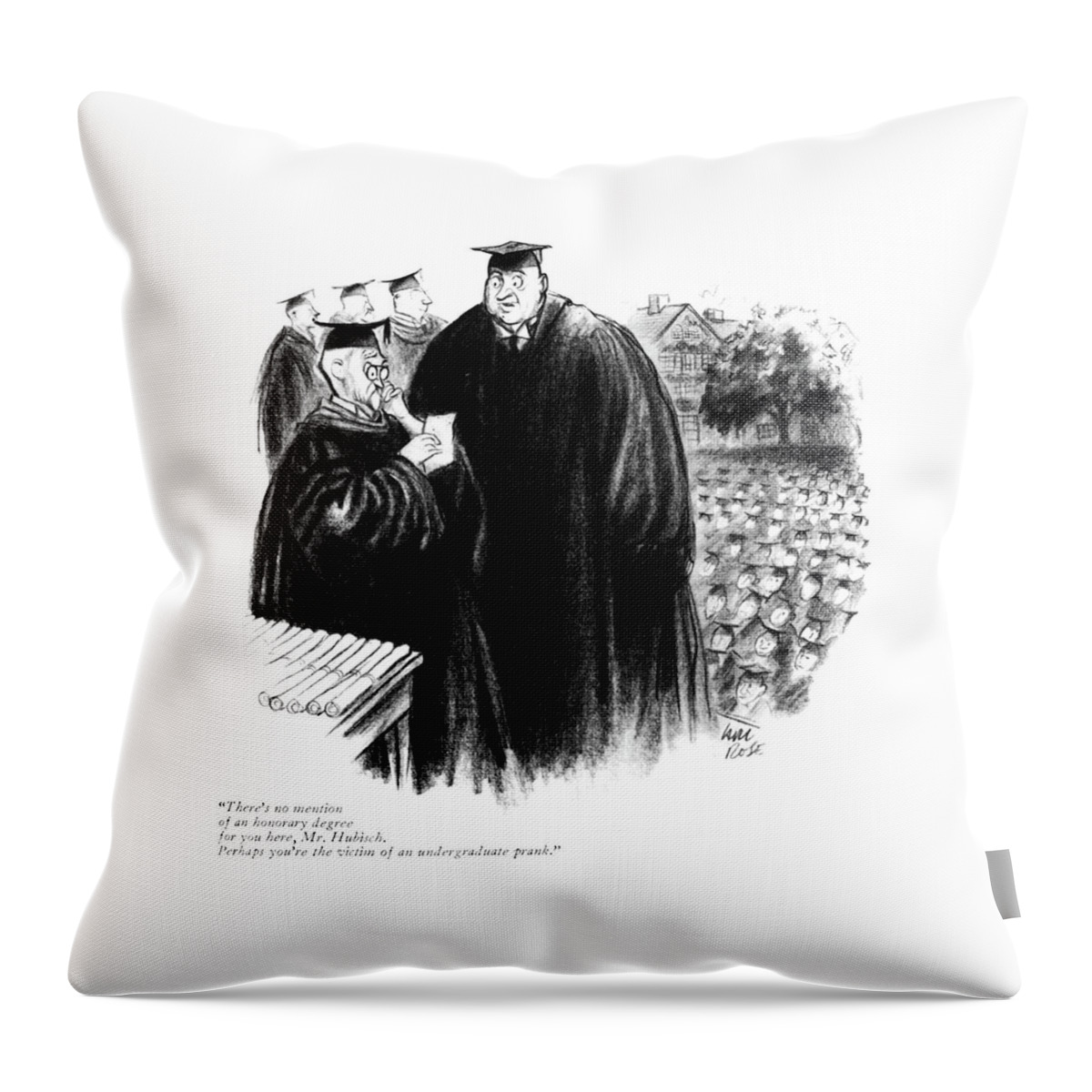 An Honorary Degree Throw Pillow