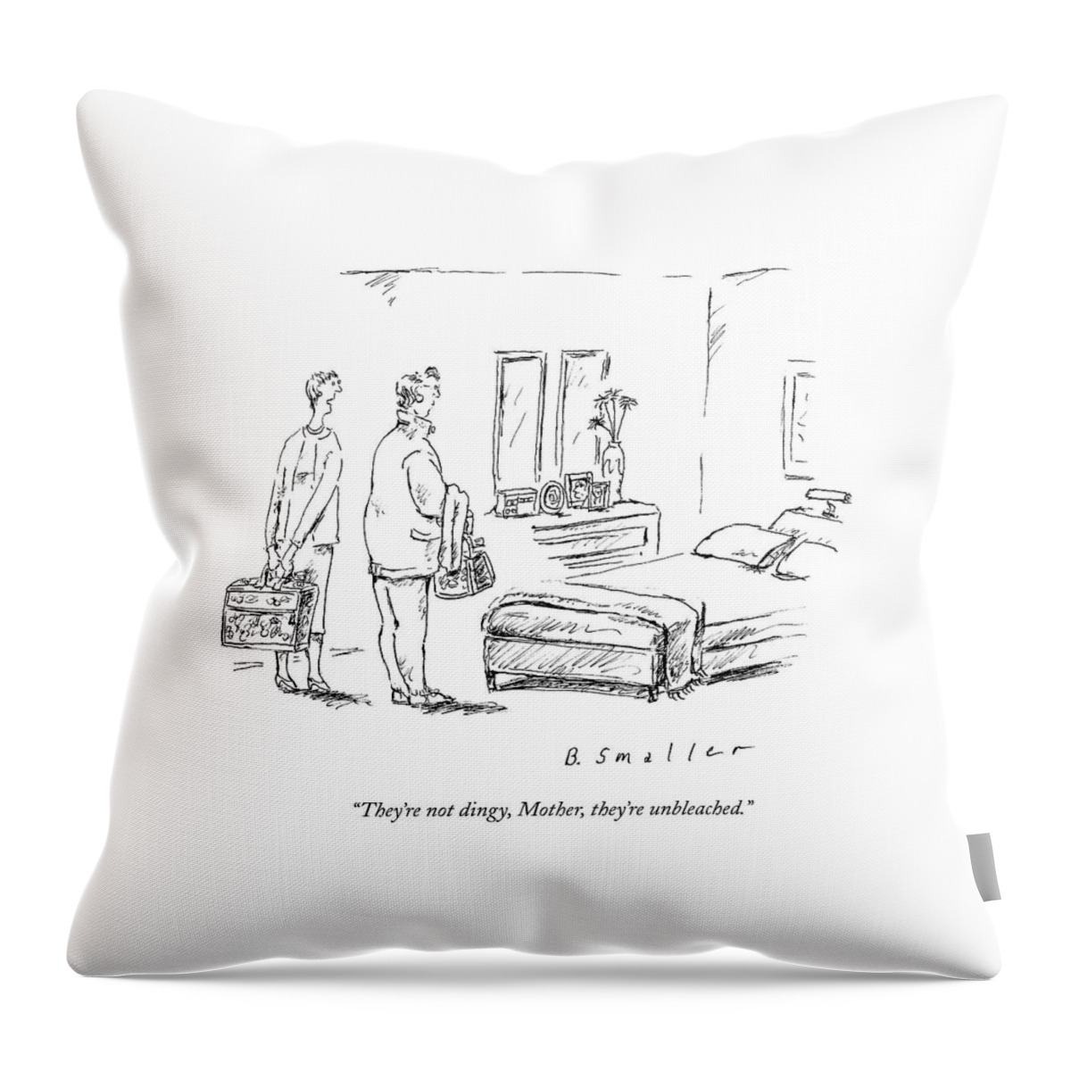 They're Not Dingy Throw Pillow