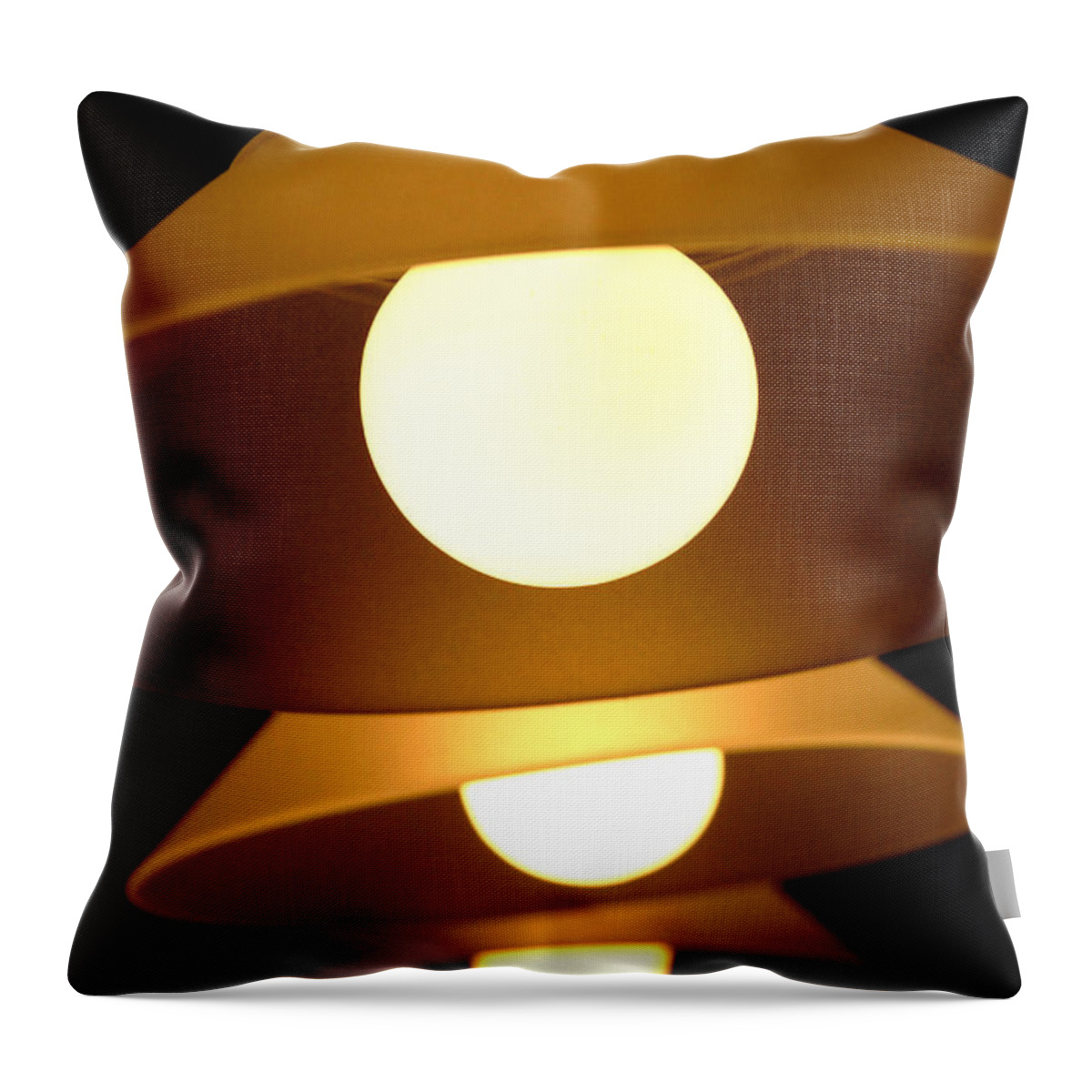 Light Throw Pillow featuring the photograph Three Lights by Lena Wilhite