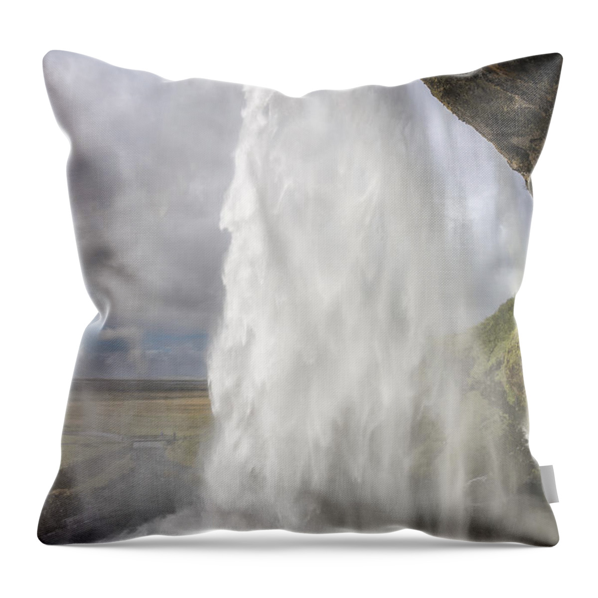 Vertical Throw Pillow featuring the photograph Through the Waters by Jon Glaser