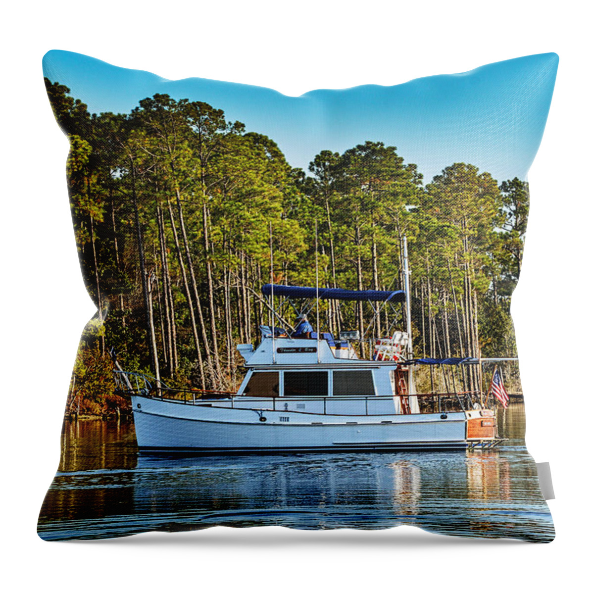 Thunder Bay Throw Pillow featuring the photograph Thunder Bay by Michael Thomas