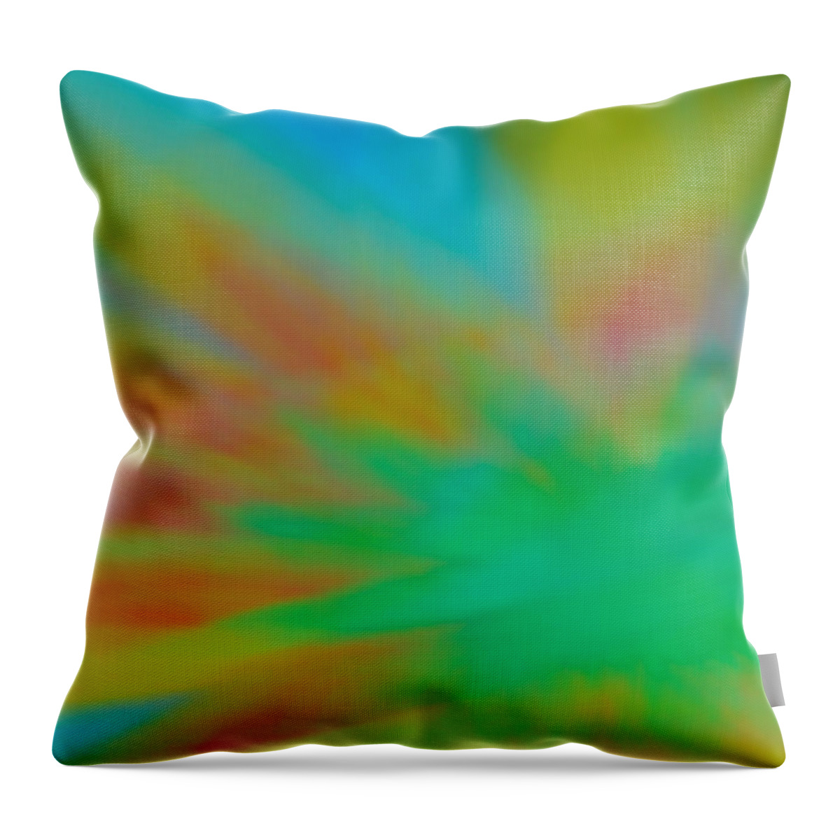 Photograph Throw Pillow featuring the photograph Tie Dye Abstract by Larah McElroy