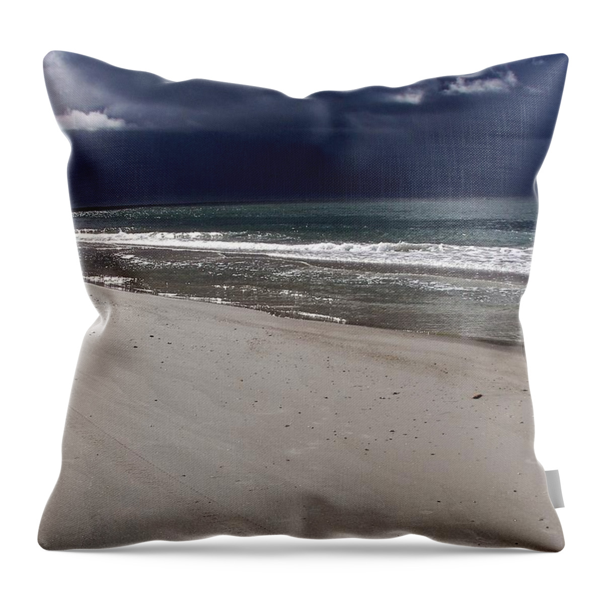 Topsail Island Throw Pillow featuring the photograph Time To Go by Karen Wiles