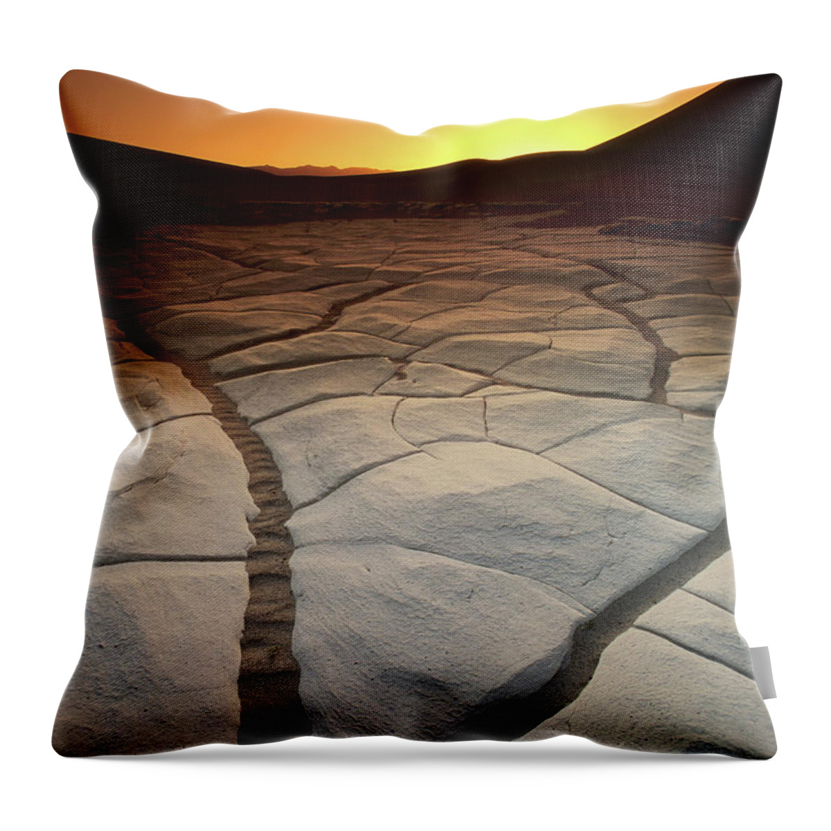 Sunrise Throw Pillow featuring the photograph Timeless Death Valley by Bob Christopher