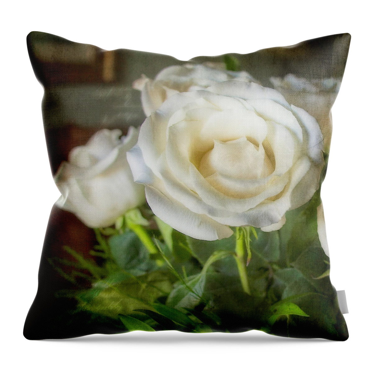 Flowers Throw Pillow featuring the photograph To My Love by Joan Bertucci