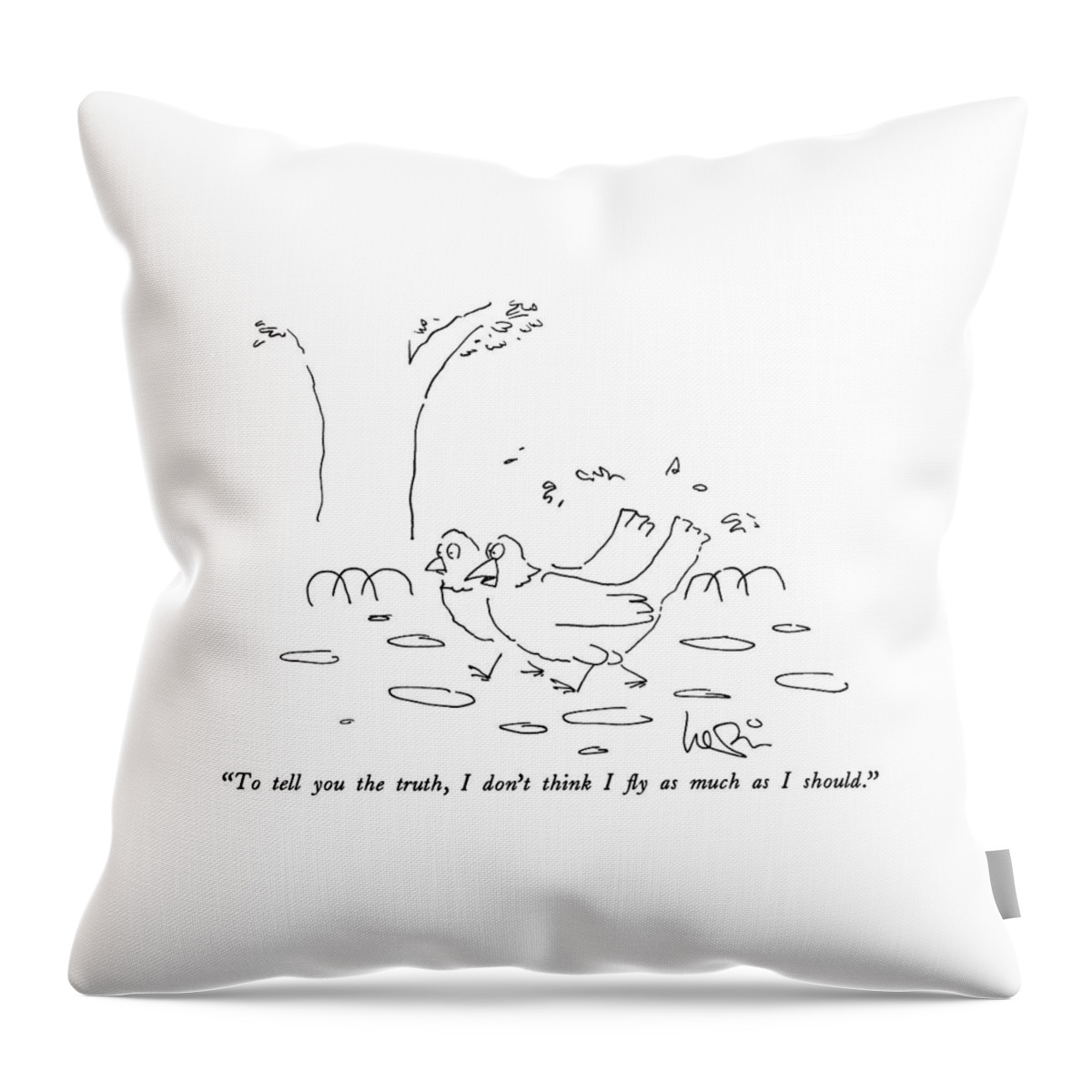 To Tell You The Truth Throw Pillow