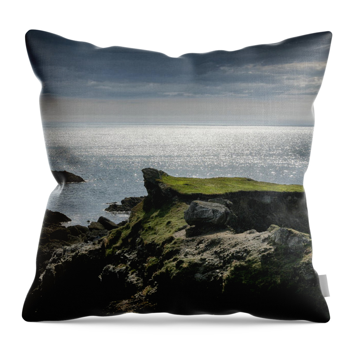Ireland Throw Pillow featuring the photograph Tough Green to Get To by Robert Woodward