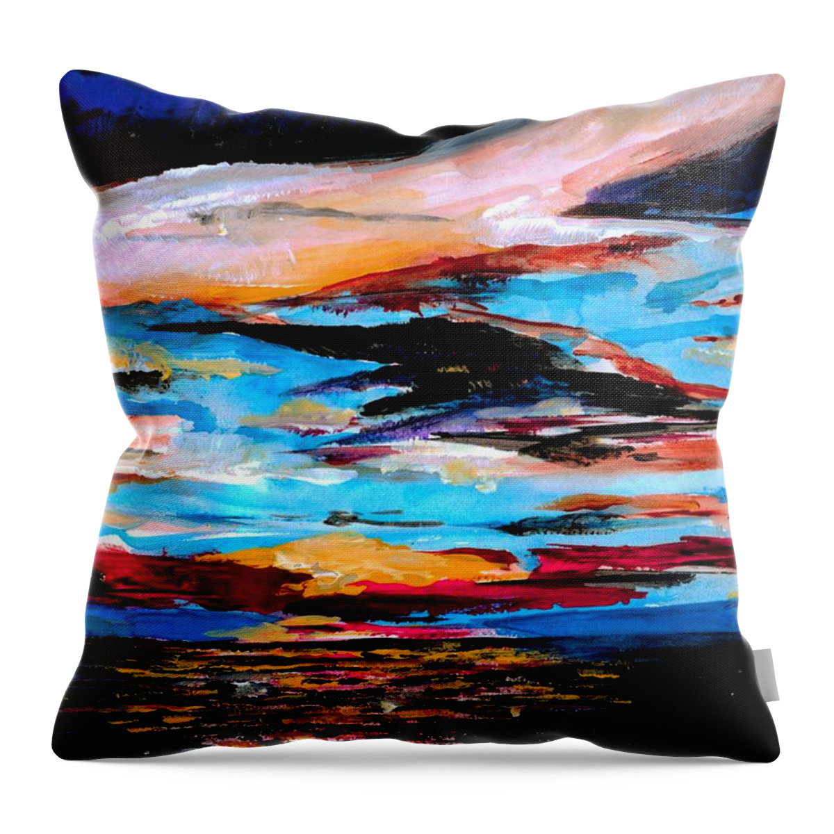 Sky Throw Pillow featuring the photograph Tranquil Moments by Artist RiA