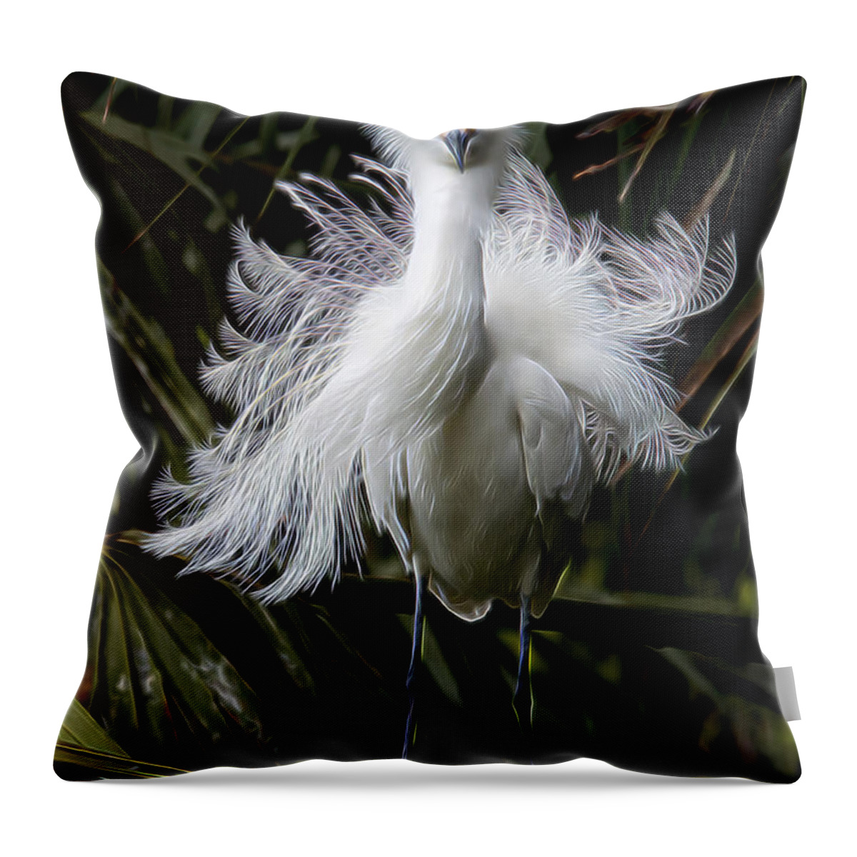 Nature Throw Pillow featuring the digital art Wild Light 2 by William Horden