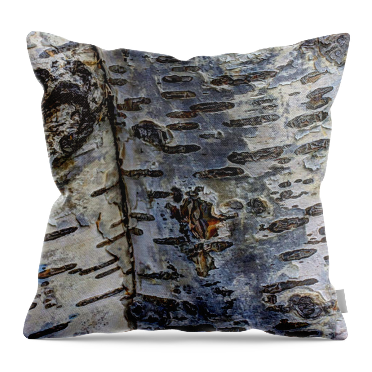 Organic Throw Pillow featuring the photograph Tree People by Heidi Smith