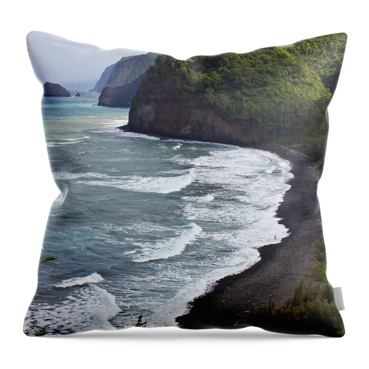 Water Throw Pillow featuring the photograph Tropical Beach 2 by Christie Kowalski