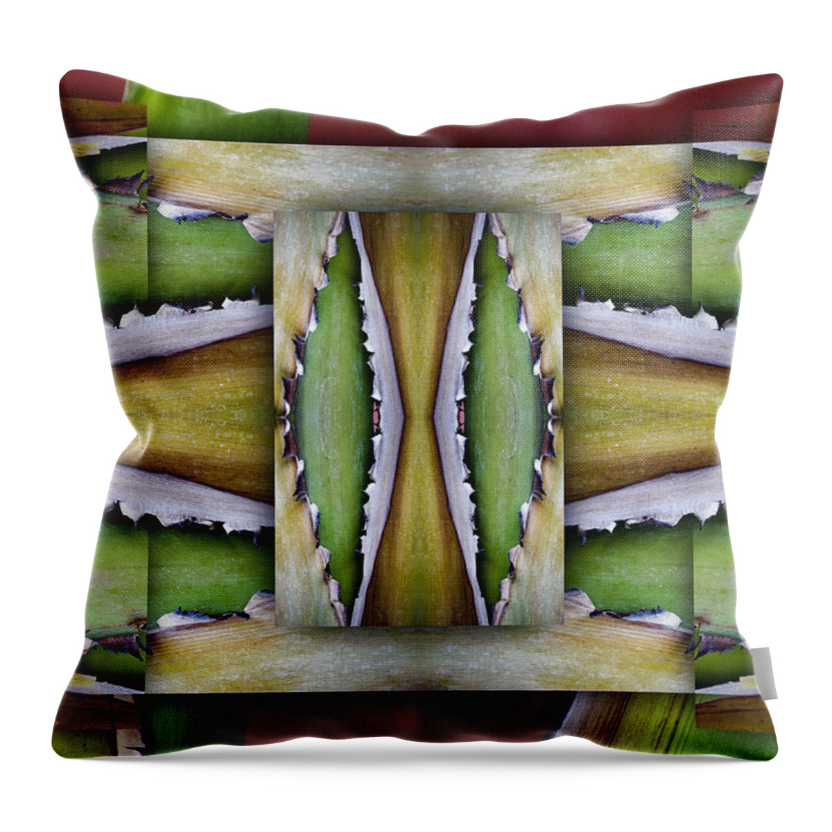 Tropical Throw Pillow featuring the photograph Tropical One by Carol Leigh