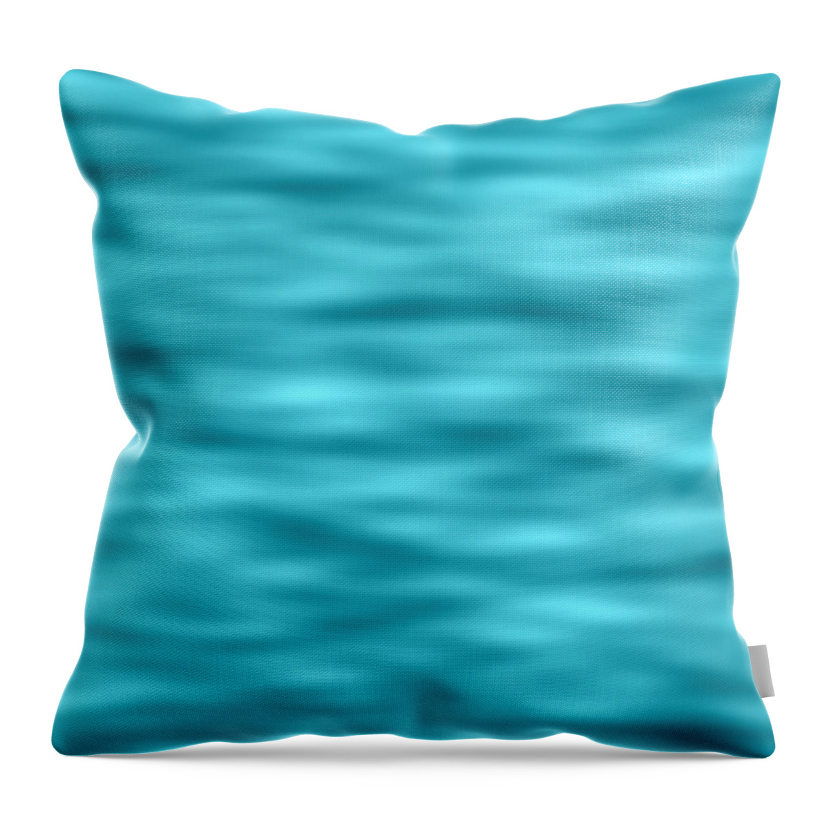 Background Throw Pillow featuring the digital art Troubled waters blue texture background by Valentino Visentini