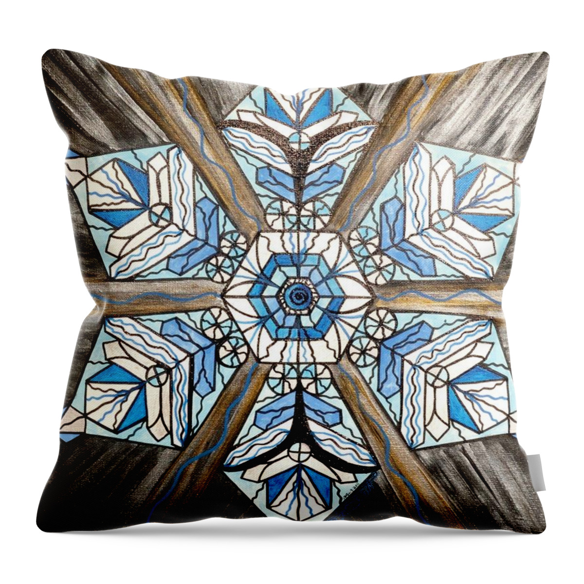 Truth Throw Pillow featuring the painting Truth by Teal Eye Print Store
