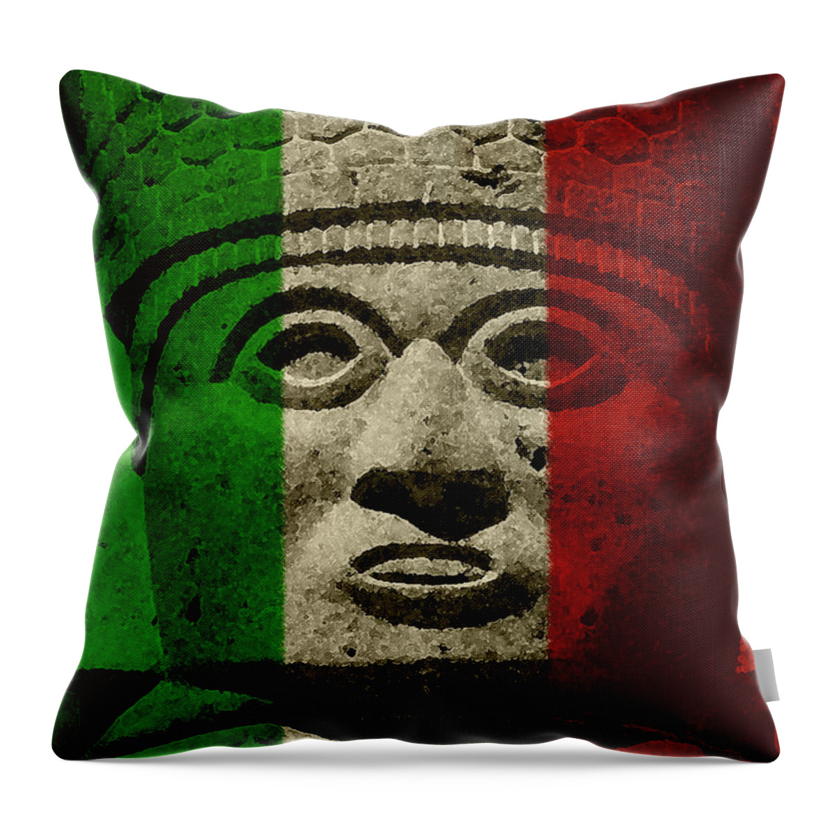 Mexico Throw Pillow featuring the photograph Tula 3 by WB Johnston