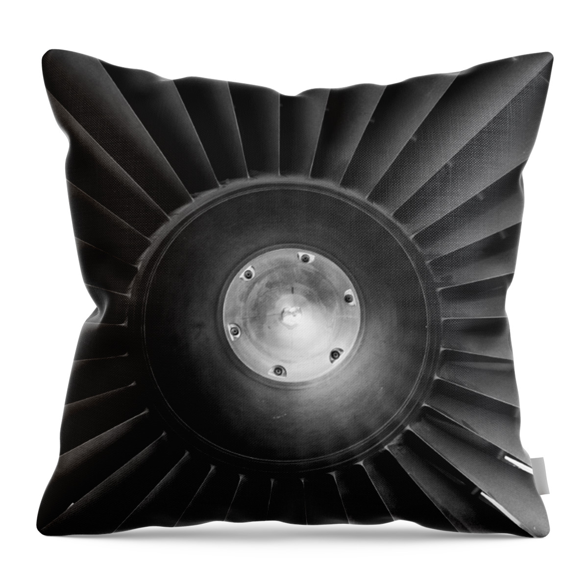 Aeronautics Throw Pillow featuring the photograph Turbo by Christi Kraft