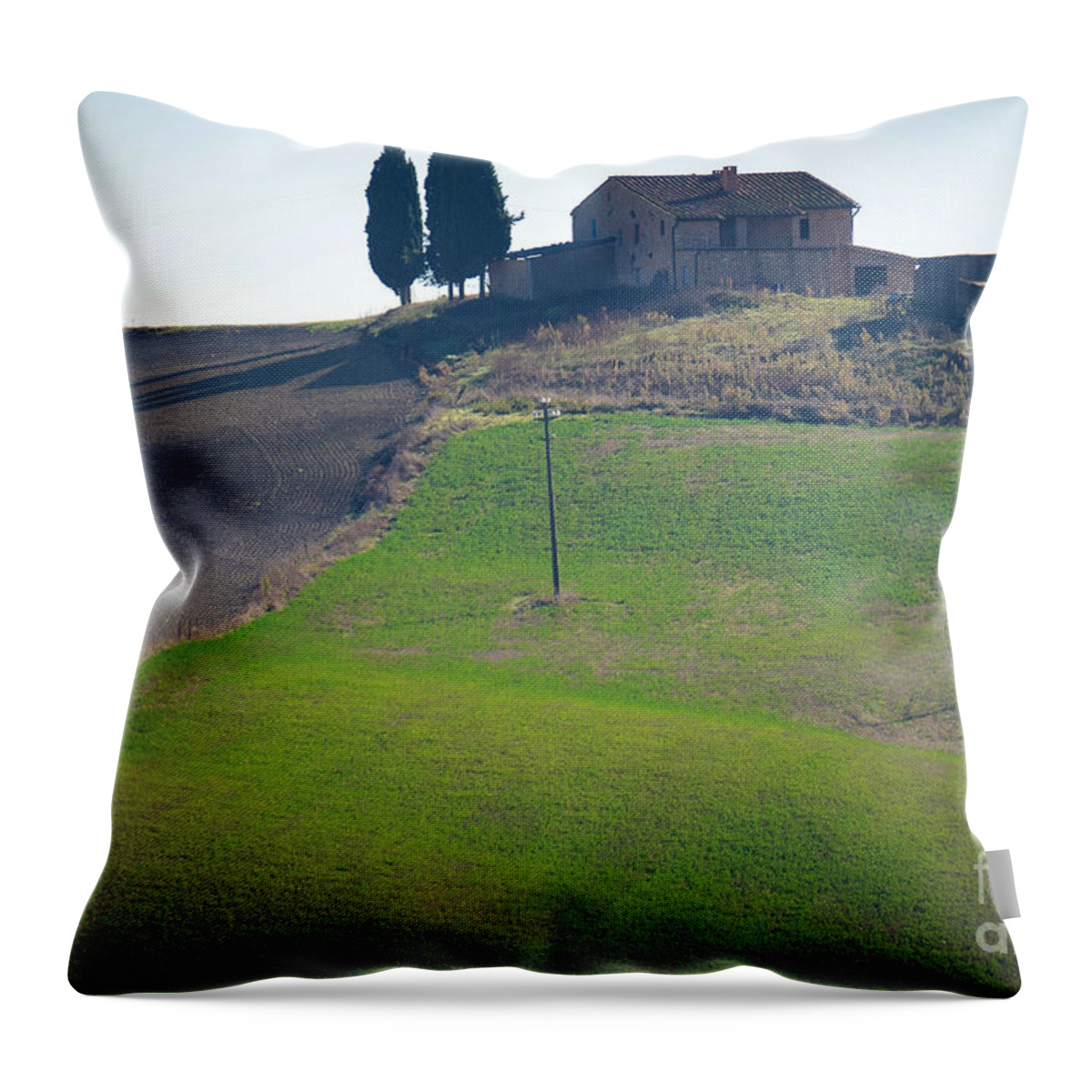 Tuscany Throw Pillow featuring the photograph Tuscany 3 by Milena Boeva