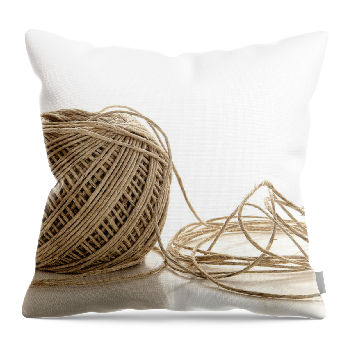 Twine Throw Pillow featuring the photograph Twine by Olivier Le Queinec