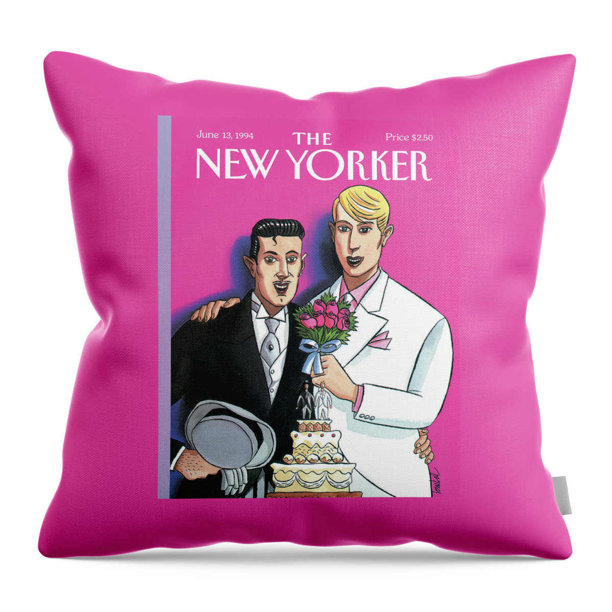 New Yorker June 13th, 1994 Throw Pillow
