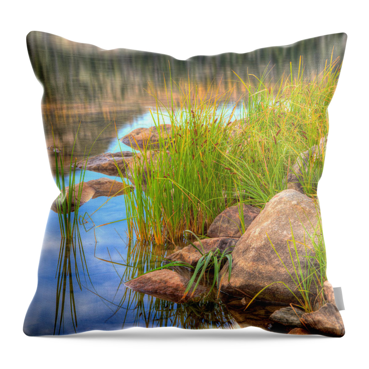 Uinta Throw Pillow featuring the photograph Uinta Reflections by Dustin LeFevre