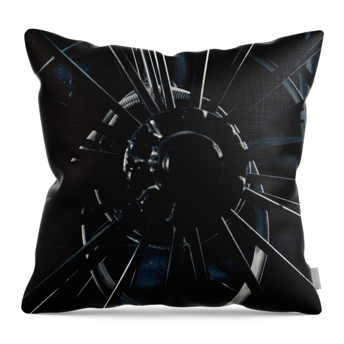 Spokes Throw Pillow featuring the photograph Unspoken by Jessica Brawley