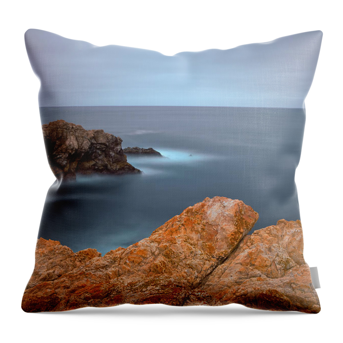 Landscape Throw Pillow featuring the photograph Awaiting #2 by Jonathan Nguyen