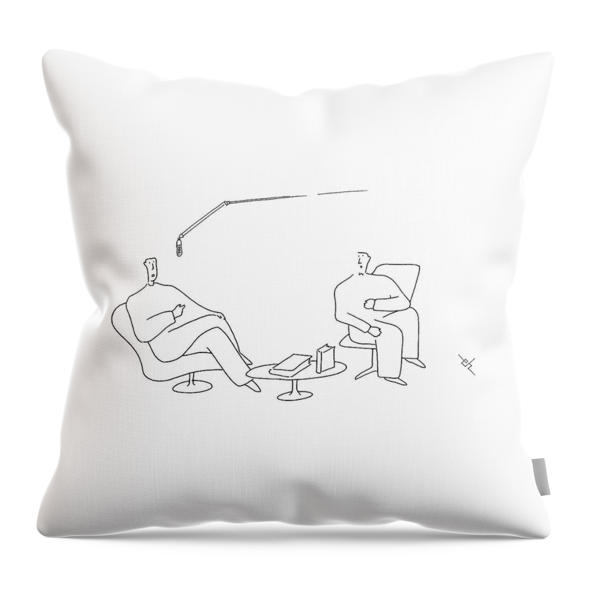 I Found Your Book  'canoeing The Small Puddles Throw Pillow