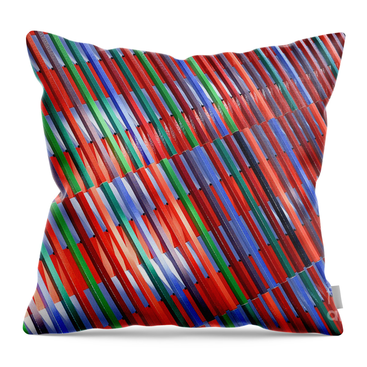 Architecture Throw Pillow featuring the photograph urban lines II by Hannes Cmarits