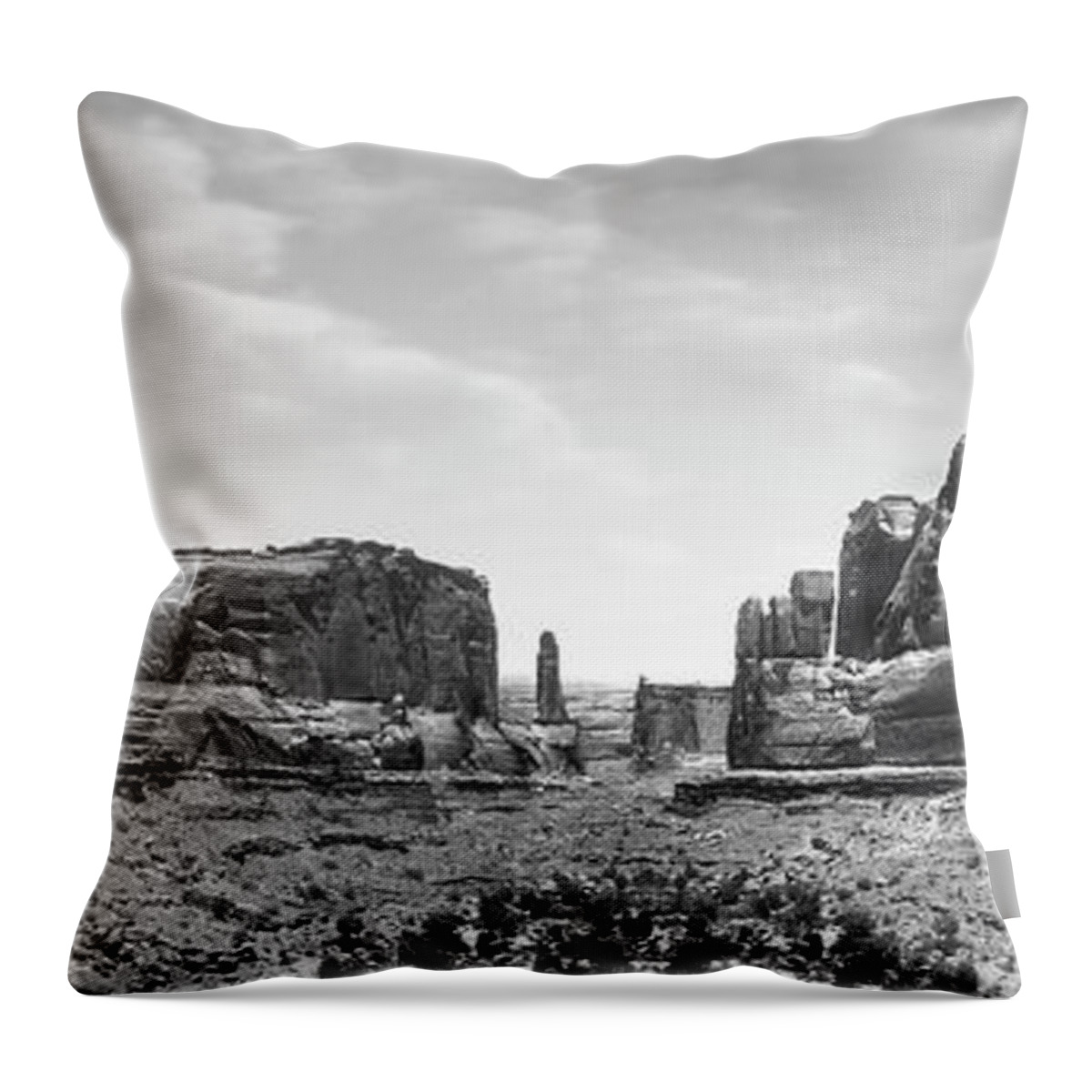 Utah Throw Pillow featuring the photograph Utah Outback by Mike McGlothlen