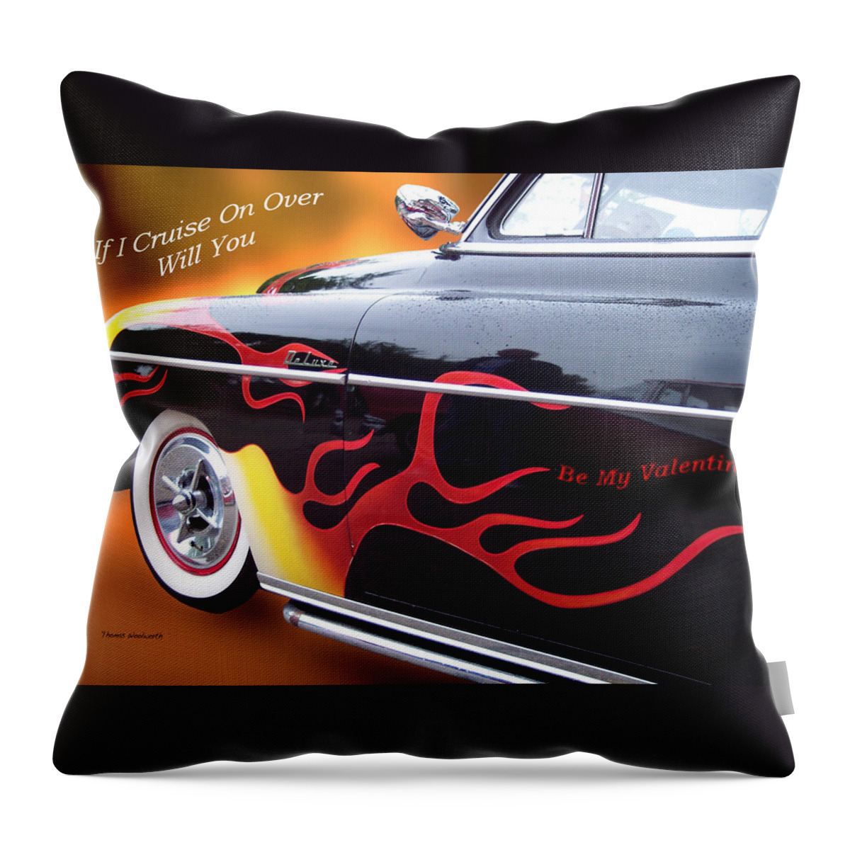 St. Valentine Throw Pillow featuring the photograph Valentine Cruise On Over by Thomas Woolworth